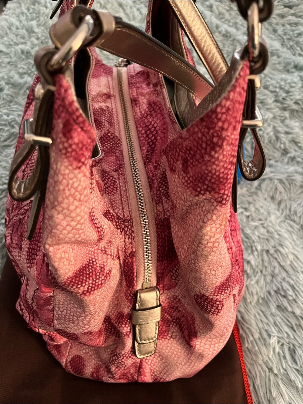 Coach Rare Limited Edition Madison Floral Rose Maggie Hobo/ Shoulder Bag EUC - Picture 8 of 16